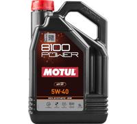 MOTUL Aceite Lubricante Motor Altas Prestaciones 8100 Power 5W40 5L 111809