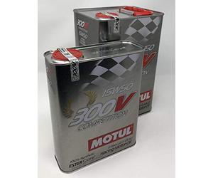 MOTUL Aceite Motor Racing 103920 300V Competición 15W-50, Pack 7 litross