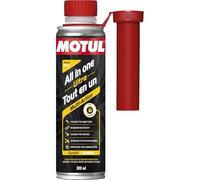 MOTUL Aditivo All In One Diesel, Limpiador Curativo de Acción Múltiple, Reducción de Consumo y Emisiones, Ideal Antes de la Inspección Técnica, All In One Ultra Diesel, 300 ml