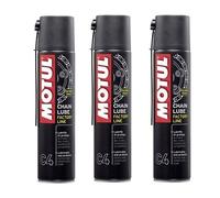 Motul C4 Chain Lube Factory Line - Grasa en spray para cadena, 3 x 400 ml