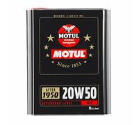 MOTUL 2Lt Aceite Motor Coche Históricas 20W50 Mineral De 1950 Al 1970 Api Sf /