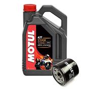 MOTUL Duo Servicio Cambio Aceite Motos 7100 4T 10W-40 Sintetico 4 litros + Filtro Aceite OC574