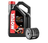 MOTUL Duo Servicio Cambio Aceite Motos 7100 4T 20W-50 Sintetico 4 litros + Filtro Aceite OC21 Harley Davidson