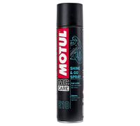 MOTUL E10 Shine & Go Spray 400ml Spray Crema de Pulido Carenado Moto Scooter