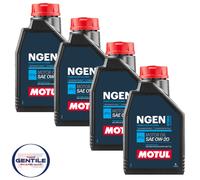 MOTUL Híbrido 0W-20 Api Sn Ilsac GF-6a Aceite Motor Coche 100% Sintética 4 Lt