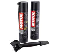 Motul Kit limpiador lubricante para cadena C4 400 ml con cepillo de limpieza