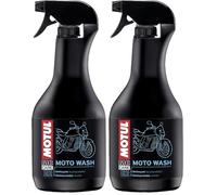 MOTUL - Limpiador Concentrado para Motos de Todo Tipo - Envase Pulverizador - Fórmula Biodegradable - Limpia en Profundidad Todo Tipo de Superficies - MC Care Moto Wash E2-1 L (Paquete de 2)