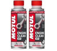 MOTUL Limpiador de Motor para Antes del Cambio de Aceite, Aditivo Curativo para Motores de 4 Tiempos, Reduce el Desgaste y el Consumo de Combustible, Mejora el Rendimiento, Engine Clean Moto, 200 ml