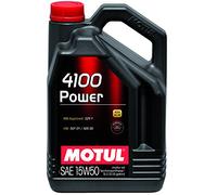 Motul - Lubricante de motor 4100 Power 15W50 - A3/B4 - Garrafa de 5 L