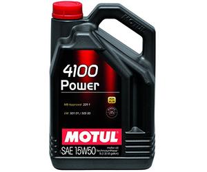 Motul - Lubricante de motor 4100 Power 15W50 - A3/B4 - Garrafa de 5 L