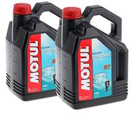 MOTUL Lubricantes para Motor 2 Tiempos Fuera Borda Mineral Outboard 2T, Pack 10 litros