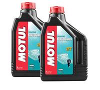 MOTUL Lubricantes para Motor 2 Tiempos Fuera Borda Mineral Outboard 2T, Pack 4 litros