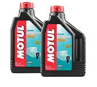 MOTUL Lubricantes para Motor 2 Tiempos Fuera Borda Technosynthese Outboard Tech 2T, Pack 4 litros