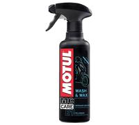 Motul MC CARE E1 Limpiador de Motos Seco Wash & Wax 400 ml