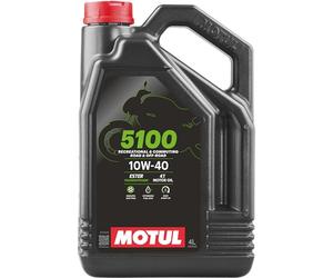 Motul MOTUL MOTO 5100 10W40 4T 4L. | Formulación Technosynthese Éster para un funcionamiento suave del embrague y una protección fiable contra el desgaste