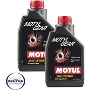 MOTUL MOTYL GEAR 75W80 ACEITE DE TRANSMISIÓN CAMBIO DIFERENCIAL GL-4 GL-5 LT 2