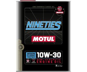 MOTUL Nineties 2Lt Aceite Motor 10W30 Semisintético Coche Moderne D' Era Api Sn