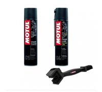 MOTUL PACK Cadena grasa+limpiador+cepillo OFF ROAD C1+C3