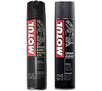 MOTUL Pack +ECONOMICO Spray Cadena C1 400ml Limpia C4 ENGRASE Special Carretera