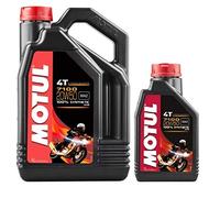 MOTUL Pack Motor Motos 100% Sintetico 7100 4T 20W-50, 5 litros