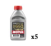 Motul RBF 660 Aceite Líquido De Freno Racing Moto DOT 4 100% Sintético 5 X 500ml