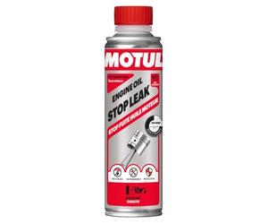 MOTUL Sellador de Fugas de Aceite de Motor, Aditivo Antifugas para Sistemas de Aceite, Repara Microfugas y Filtraciones, Compatible con Todos los Aceites de Motor, Engine Oil Stop Leak, 300 ml