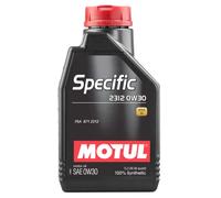 8Lt Aceite Coche MOTUL Específicos 2312 0W30 Acea C2 PSA B71 Bluehdi Scr DPF