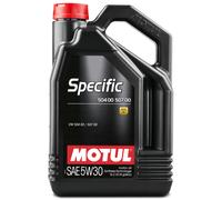 MOTUL SPECIFIC 504 00 507 00 Aceite de motor 5W-30 Aceite para motor 5L 106375