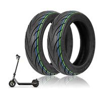 MotuTech 10 x 2.3-6.5 Neumático Tubeless para Niu KQI2 Patinetes Eléctrico Trasero Delantero Tipo 10 Pulgadas Antiderrapaje Neumático Sin Cámara Aire Amortiguación de vibraciones (2 piezas)