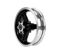 MotuTech 10 x 2,5 eje de rueda delantera para scooter Kugoo M4 de 10 pulgadas con borde de freno de disco