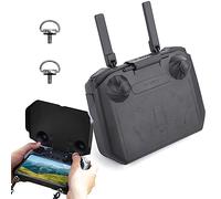 MotuTech 2 en 1 protector y parasol de pantalla para DJI RC/RC Pro Control remoto para DJI Mavic 3 Pro Mini 3 Mini 3 Pro Anti-Rayado (Negro - para DJI RC Pro)
