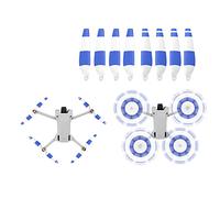 MotuTech 4 pares 6030F Hélices para DJI Mini 4 Pro/Mini 3 Pro Propellers Cuchillas low Noise Bajo Ruido 8 PCS (Azul-blanco)