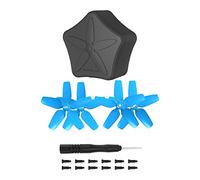 MotuTech 4 unidades 2925S hélices + estuche de almacenamiento para DJI Avata Drone Propeller Case + Hélices Azul)