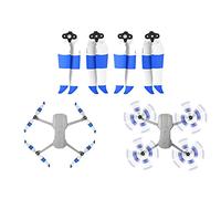MotuTech 7238 - Lote de 2 pares de 4 hélices plegables para DJI Air 2S / Mavic Air 2 reducción del ruido liberación rápida CW CCW Props Propellers (azul y blanco)