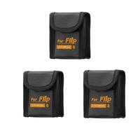 MotuTech - Bolsa a prueba de explosiones para batería Lipo para DJI Flip Drone Baterías, Para 1 batería*3, para 1 batería: 87 x 70 x 42 mm, Bolsa a prueba de explosiones