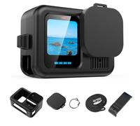 MotuTech - Funda para GoPro Hero 13 (kit de accesorios para Hero13, color negro y tapa lateral)