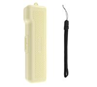 MotuTech Hard Storage Case for DJI Osmo Pocket 4/3 Box with Lanyard Compatible with Filter and Memory Card Travel Bag Bag for Action Camera, Crema Amarillo, Kompakt, Bolsa de viaje portátil