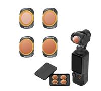 MotuTech - Juego de filtros para DJI OSMO Pocket 3 filtros de densidad neutra filtros polarizantes ajustables ND8/PL+ND16/PL+ND32/PL+ND64/PL
