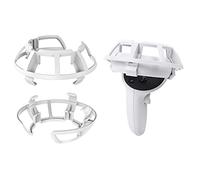 MotuTech - Protector de tapa para Oculus Quest 2, anticaída y antigolpes, una pieza integral, liberación rápida (blanco)