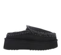 Mou A24s zueco de mujer MU.FW681004A CLOG ESKIMO PLATFORM BKBK