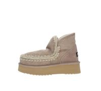 Mou BOTA 681000A/CAM MINI ESKIMO PLATFORM BOOT (Beige, Sistema tallas calzado EU, Adulto, Números, mediano, 37)