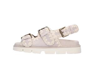 Mou - Sandalias planas de ante color taupe - Shoes - Mujer - Beige - 37 EU -