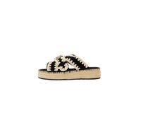 MOU Zapatos abiertos beige / negro 39 beige / negro