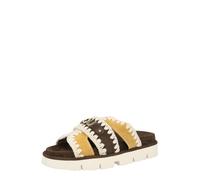 MOU Zapatos abiertos crema / marrón oscuro / mostaza 41 crema / marrón oscuro / mostaza