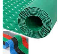 Moubhjd AlfombrillaparaSuelodeGarajeRolloPatrón3DGrosor1.6mmImpermeableFácildeLimpiarparaProtegerelSueloDebajodelCoche,Garaje,Gimnasio(Color:Green, Size:100x1150cm, Thickness:1.6mm