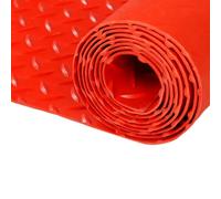 Moubhjd AlfombrillaparaSuelodeGarajeRolloPatrón3DGrosor1.6mmImpermeableFácildeLimpiarparaProtegerelSueloDebajodelCoche,Garaje,Gimnasio(Color:Red, Size:80x150cm, Thickness:1.6mm