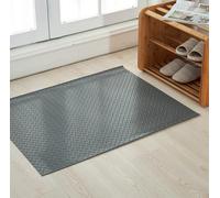 Moubhjd AlfombrillaparaSuelodeGarajeRolloPatrón3DGrosor1.6mmImpermeableFácildeLimpiarparaProtegerelSueloDebajodelCoche,Garaje,Gimnasio(Color:Gray, Size:80x1450cm, Thickness:1.6mm