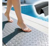 Moubhjd AlfombrillaparaSuelodeGarajeRolloPatrón3DGrosor1.6mmImpermeableFácildeLimpiarparaProtegerelSueloDebajodelCoche,Garaje,Gimnasio(Color:Gray, Size:90x1050cm, Thickness:1.6mm