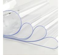 Moubhjd Cortina de láminas de PVC, estándar, transparente, impermeable, para almacenes frigoríficos, almacenes y supermercados Espesor:3mm Size:H:190 x W:135cm