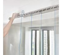 Moubhjd Cortina de láminas de PVC, estándar, transparente, impermeable, para almacenes frigoríficos, almacenes y supermercados Espesor:2mm Size:H:190 x W:45cm